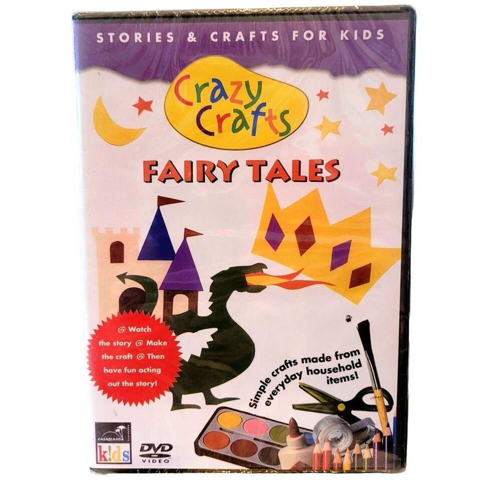 Crazy Crafts    Fairy Tales - Stories & Crafts for Kids  4169dvd